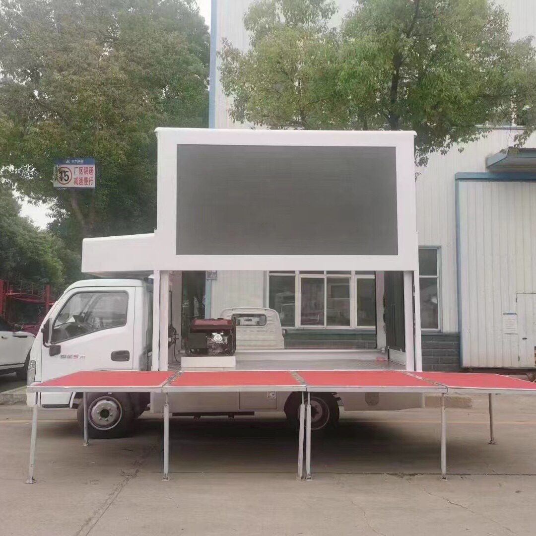 LED户外移动舞台车快闪店巡展
