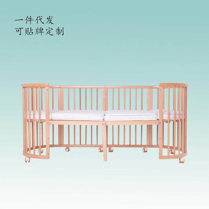 针织婴童儿圆床垫椰胶棕儿975幼儿可园新生儿乳椰棕床垫折叠