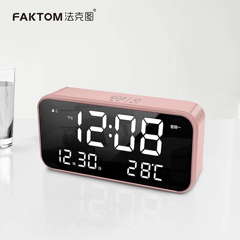 厂家直销款闹钟儿童书8801-2房带温le度d数字万年历创意装电子时
