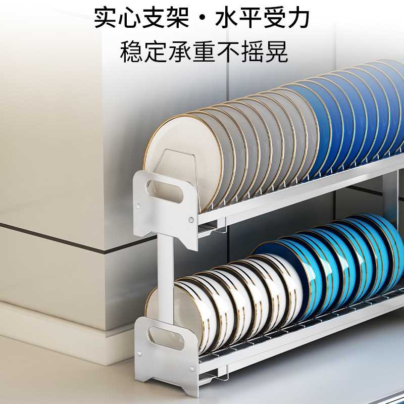 跨境厨房极窄碗架水槽沥水架小号放盘子和晾碗碟收纳架小型置物架
