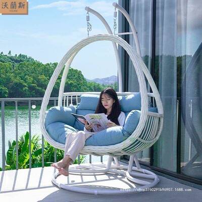 网人吊篮椅室红内家双用秋千摇椅阳台庭院鸟巢摇篮休吊椅FOY闲组
