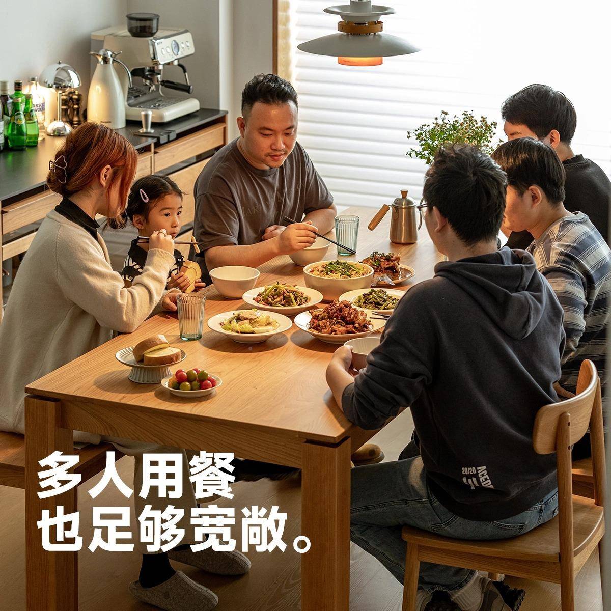 樱桃木海实餐家作用全实桌木大板长桌北欧樱桃木书桌小木户型工台