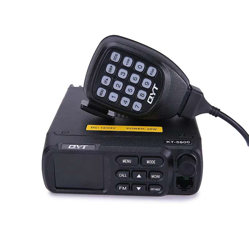 泉益通QYT KT-980PLUS车台大功率车载台双段四守75w基地户外电台