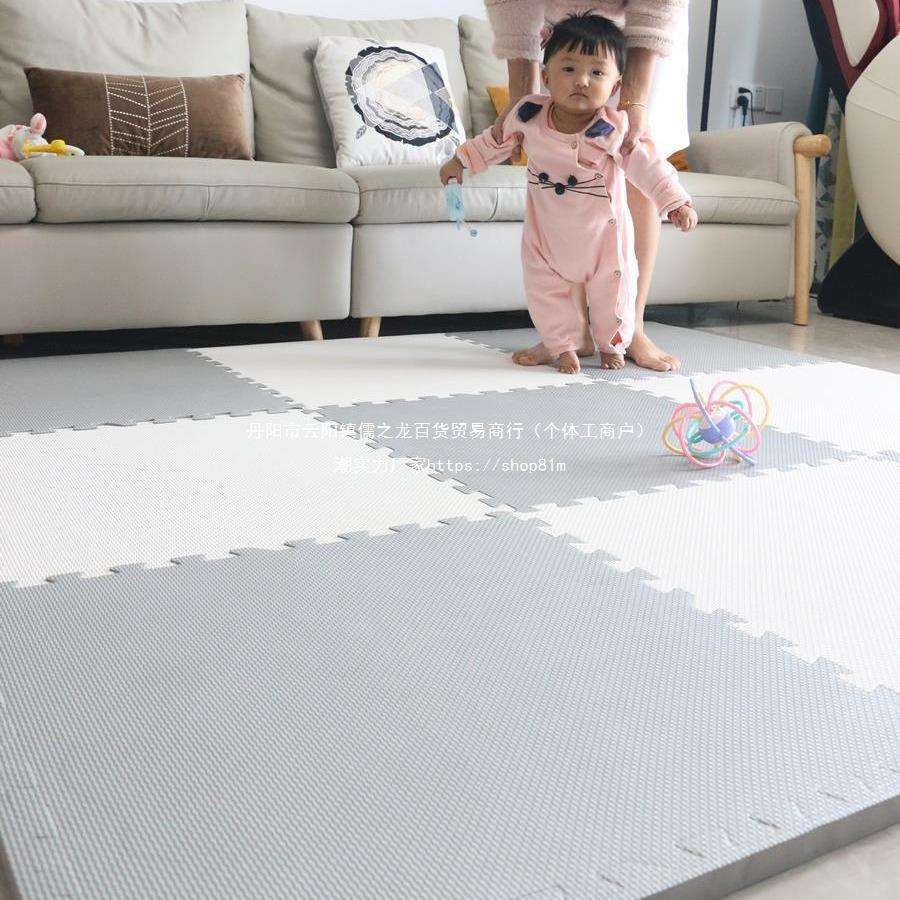 婴儿爬行垫拼接加厚2.5cm宝宝防滑泡沫爬爬垫卧室儿童防潮垫