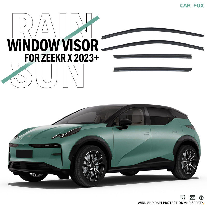 适用于极氪X晴雨挡雨遮阳板ZEEKRXWindowvisor