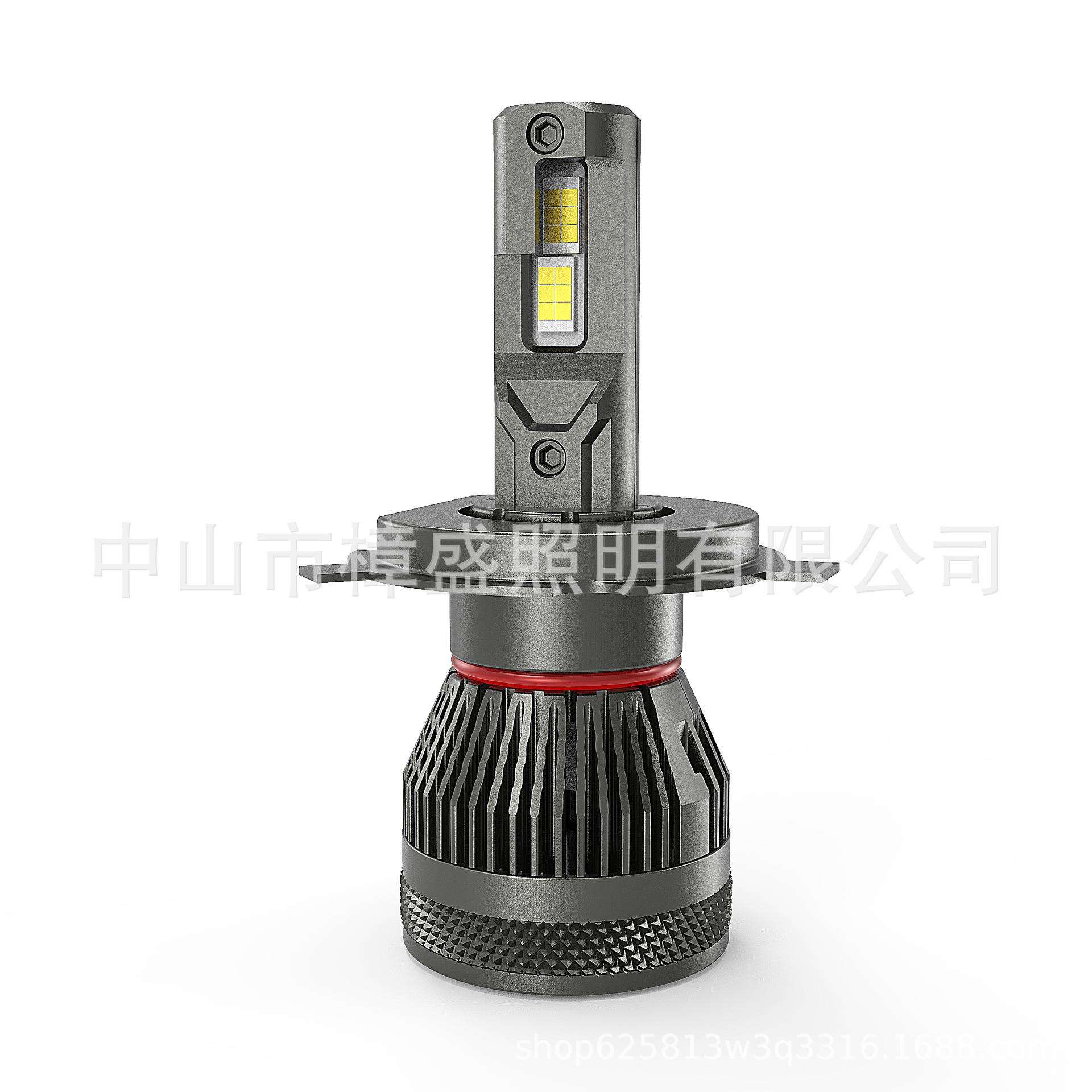汽车LED大灯货车H7H1远近光H4高亮9005雾灯H3透镜9012聚光H11/H8