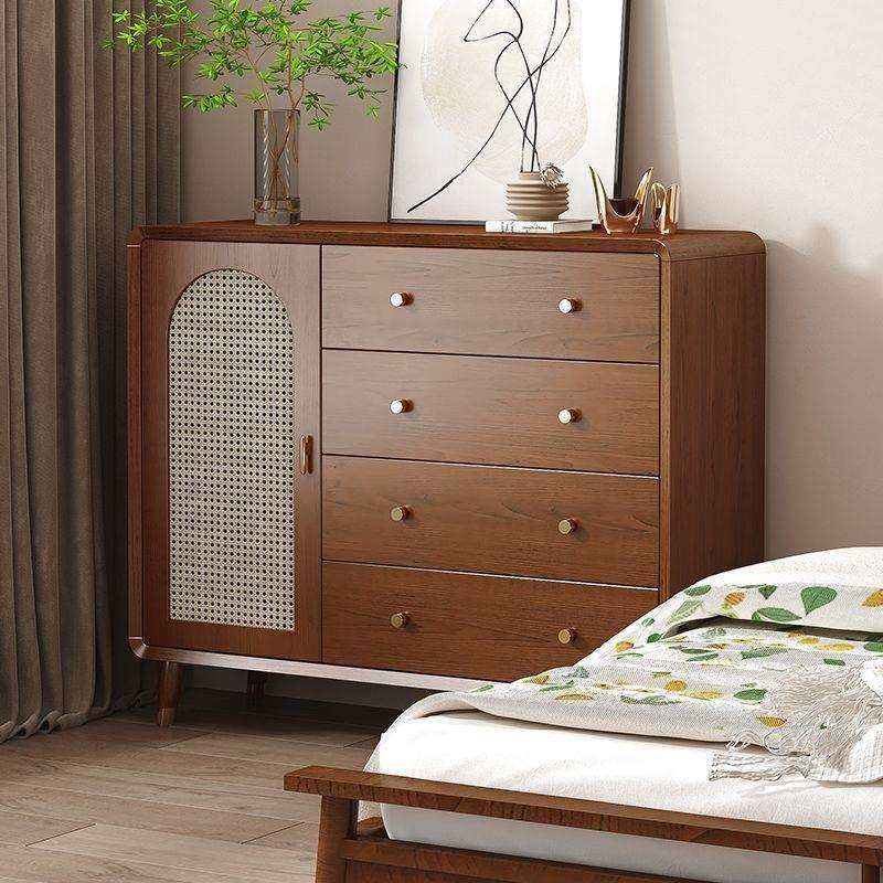 宋代美学新中式斗柜五斗柜藤编客厅卧室靠墙多功能收纳柜储物柜子,收纳整理,烫衣板及配件,淘宝优惠券,粉丝福利购,淘宝优惠卷