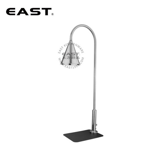黑色板座全钢叭形暖菜灯【EAST东方厨具】酒店设备