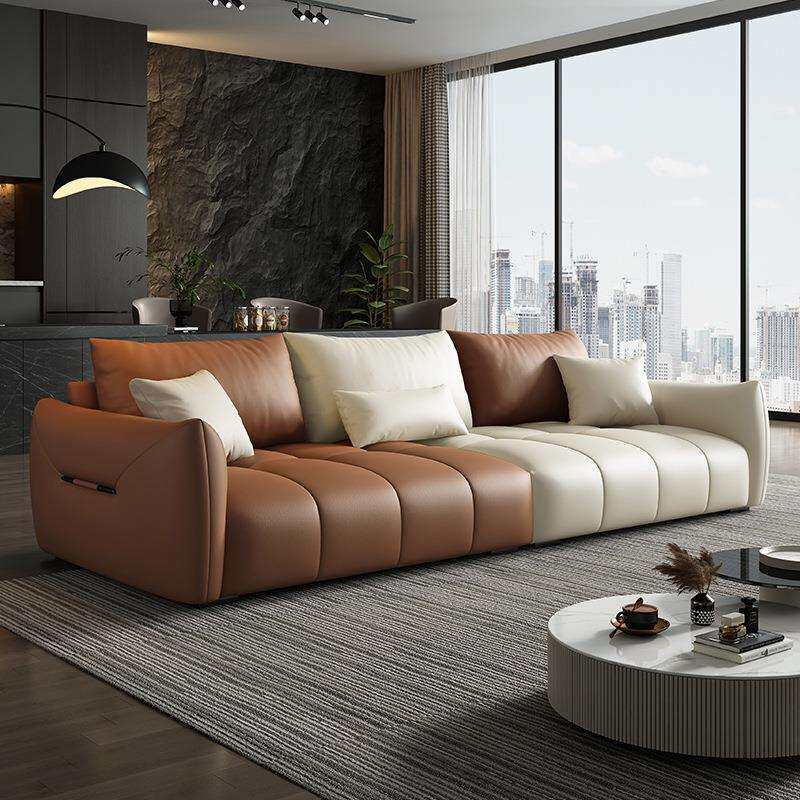 免洗猫抓皮布艺沙发客厅现代简约大小户型三人位四人直排整装家具