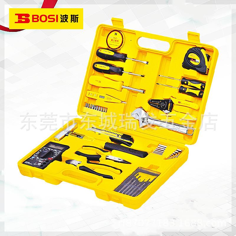 波斯工具39件电讯组套家用组套万用表螺丝批电笔钳BS-J039