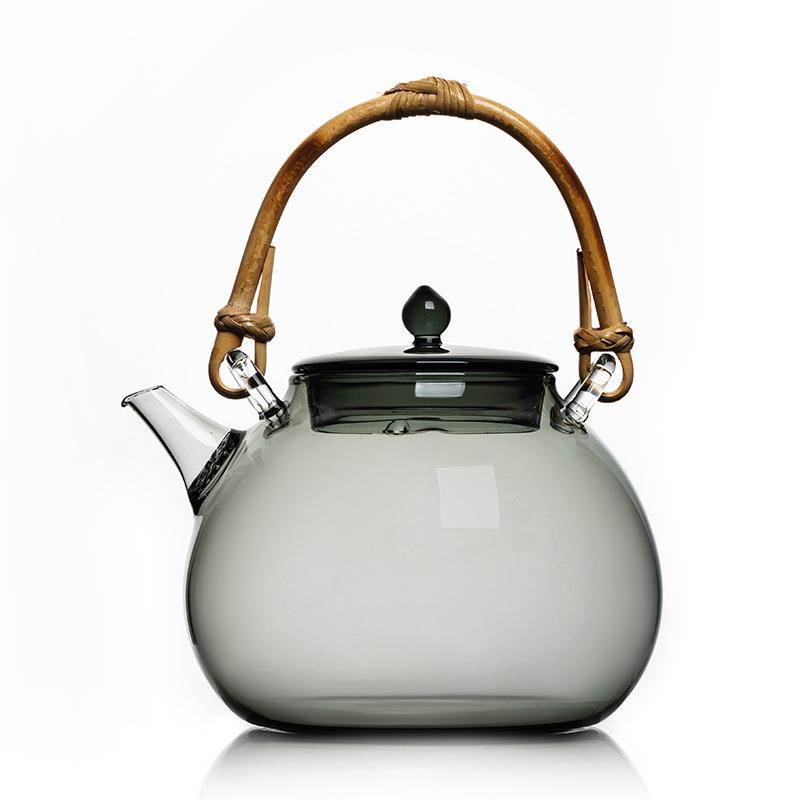 2024新款围炉煮茶壶高端小容量玻璃壶耐高温电陶炉烧水壶泡茶专用