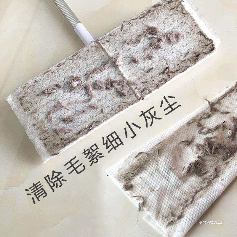 加大加厚静电除尘纸一次性懒人抹布拖把擦地吸毛发灰严