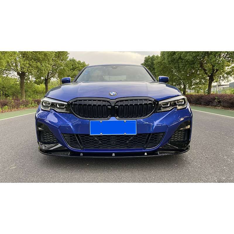 适用2020宝马新3系前铲两段前唇G28G20改装侧裙尾翼中网325i330li
