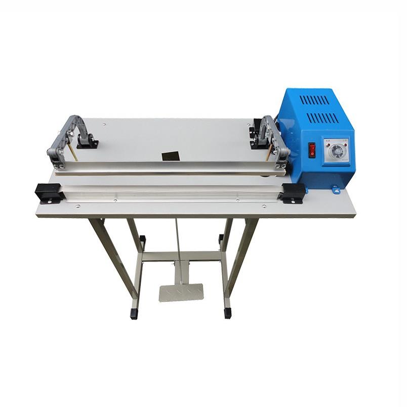 400型通过式脚踏封口机切割机PVCPOF热收缩膜封切机