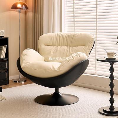 北欧沙发椅单人旋转现代简约家用客厅阳台卧室休闲阅读椅轻奢懒人