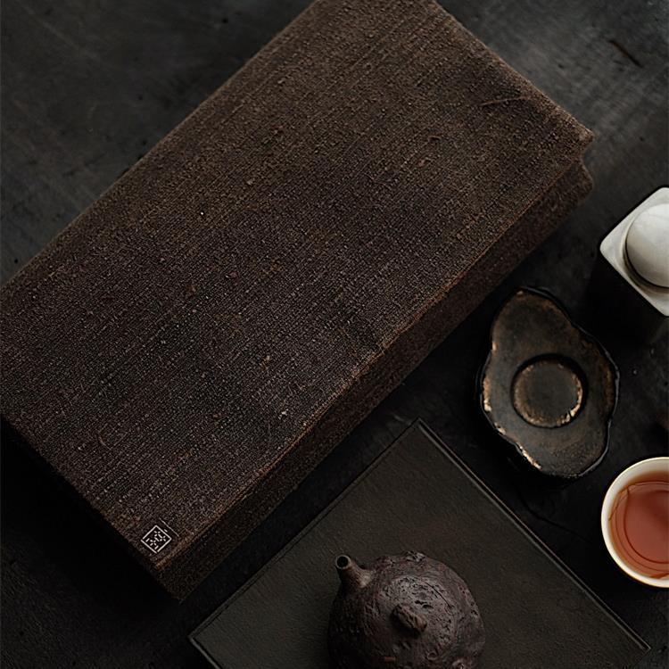 香云纱茶席双面纯手工大号中式加厚吸水茶道新款