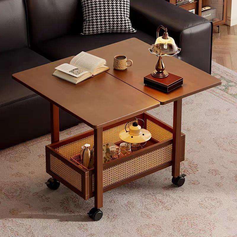茶几置物架带轮移动侧边床头客厅小推车沙发小桌子家用茶几简约精