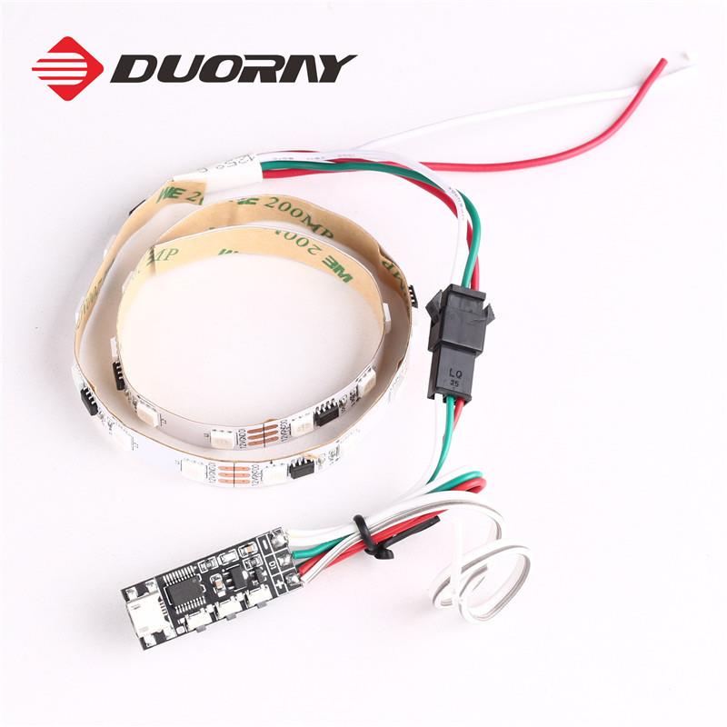 LED全彩迷你可编程控制器道具模型型灯带流水扫描教学控制器