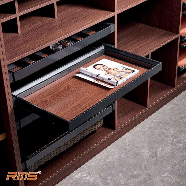 RMS现货衣帽间收纳配件珠宝饰品平拉篮收纳框StorageBox