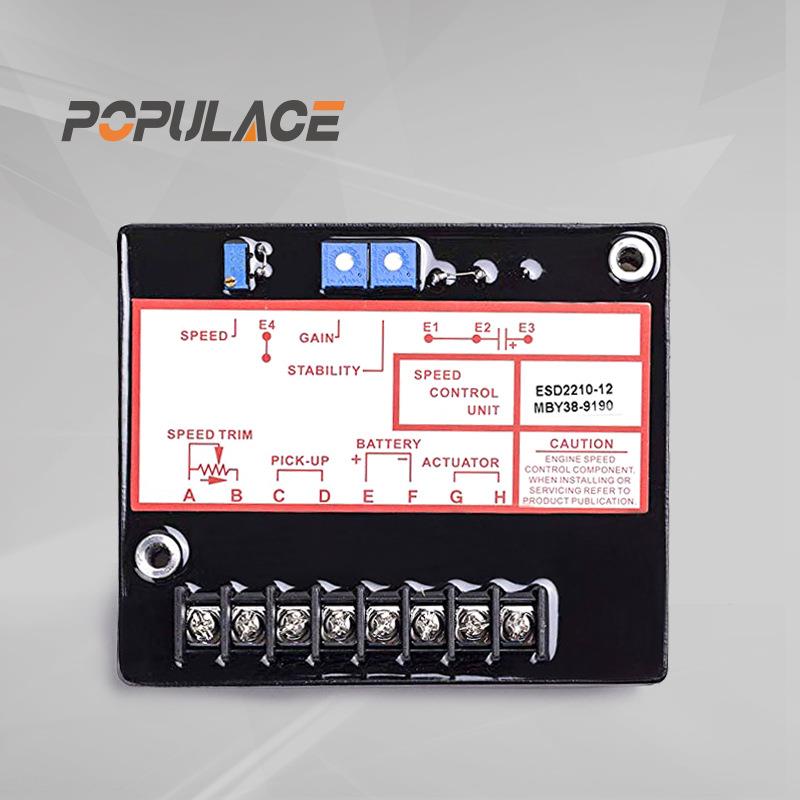 ESD2210发电机组调速器24V12V柴油发电机电子调整速度控制器