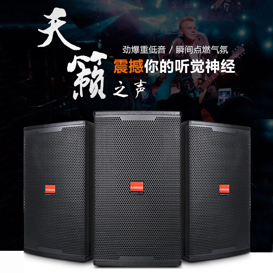 专业音响双通道KP600系列舞台演出工程家庭KTV重低音娱乐全频音箱