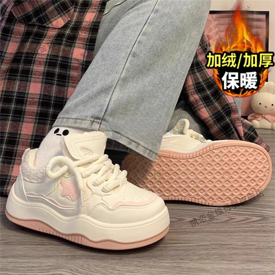 女童运动鞋保暖跑步鞋