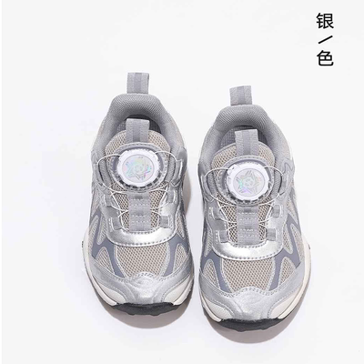 女童2025薄款夏季儿童鞋子运动鞋大童透气网面时尚休闲软底跑步鞋