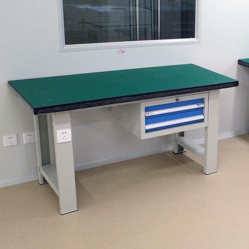 工作台重型工具桌复合桌面实木面不锈钢面防静电桌面搭配抽屉带锁