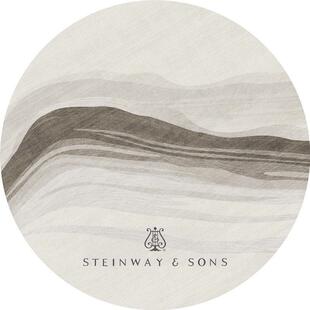 施坦威三角钢琴地毯圆形琴凳地垫家用隔音减震隔热仿羊绒轻奢加厚