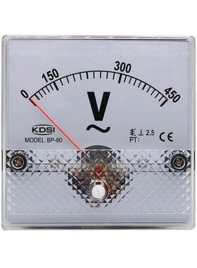 指针式方形交流电压表BP-80AC450V机械用电工仪表