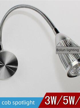 Cob服装店射灯5W镜子前软管射灯7W Led射灯3W表面安装背景墙灯床
