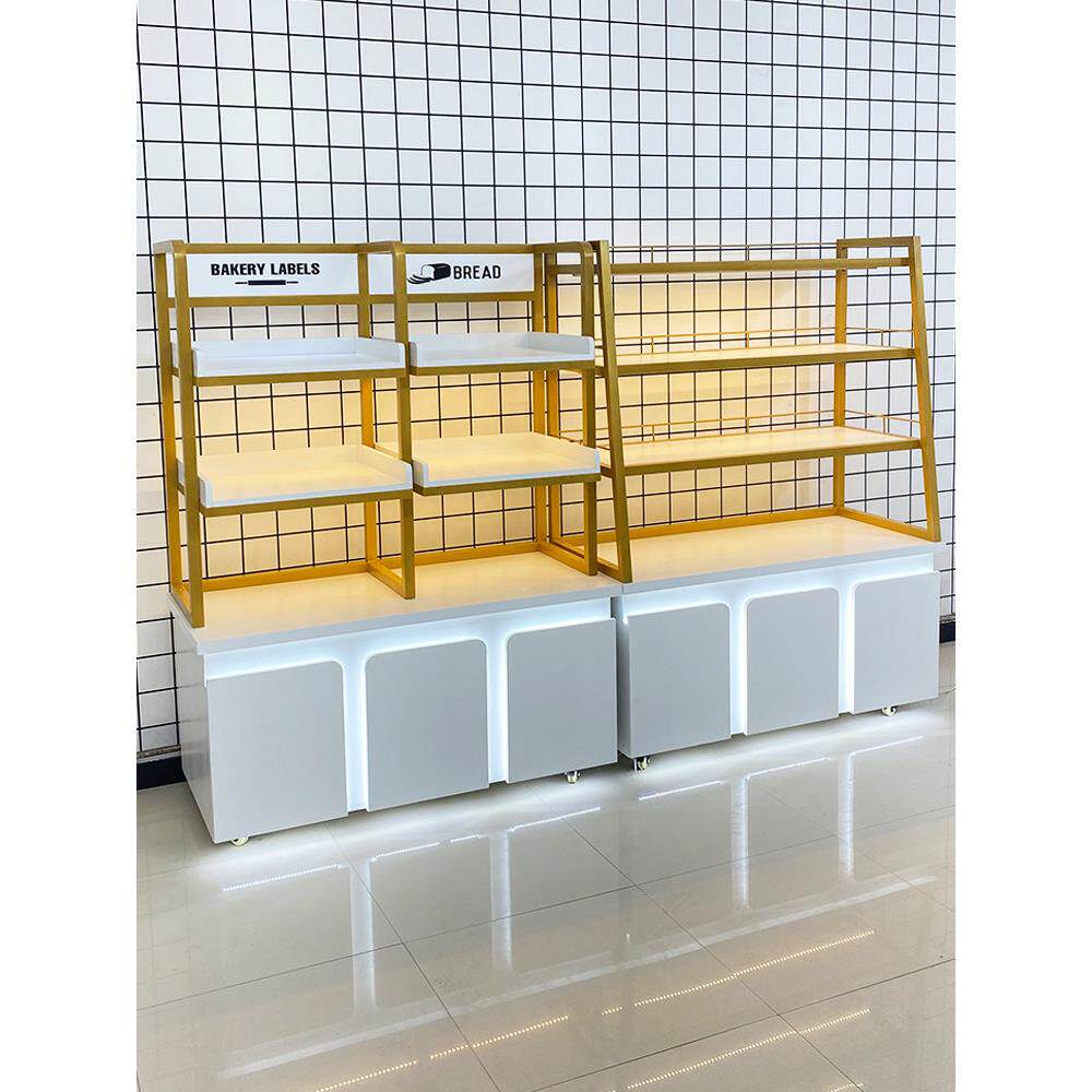 面包柜展示柜蛋糕糕点店烘焙侧岛柜干点柜饼干吐司展示架柜台货架