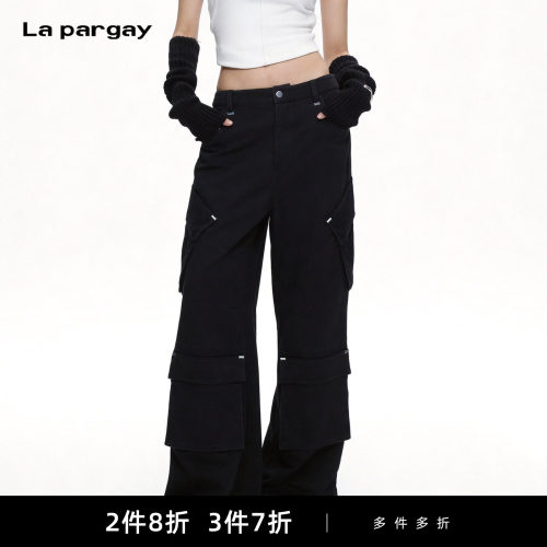 Lapargay高街机能宽松显瘦休闲裤