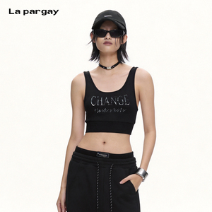 LapargayY2K辣妹U领露脐背心