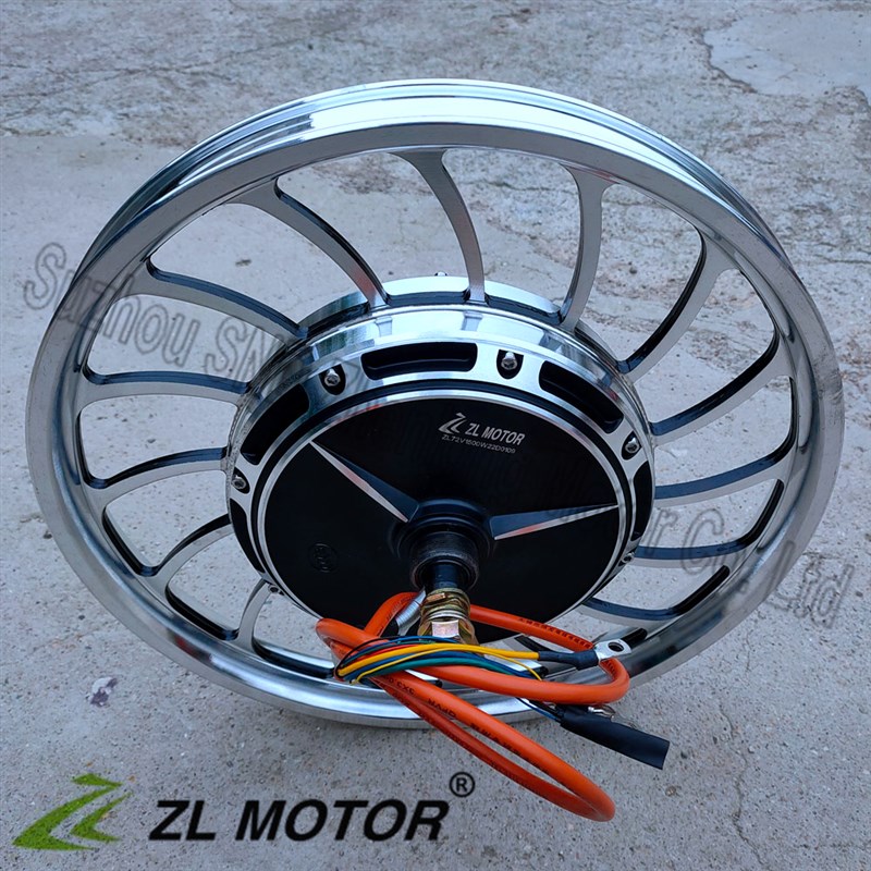 极速20寸一体轮电j动车改装1500w电机 48V60v72v大功率改装涨刹电