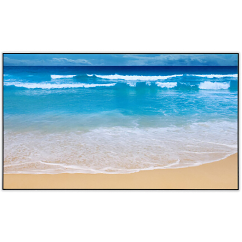 极速经科JK画框幕布窄边框N4-FL/W1纳米正投N软幕投影机白幕126寸