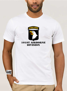 极速USAMM Army 101st Airuborne Division Full Color Veteran T
