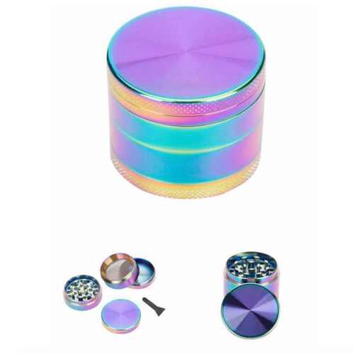 极速4-layer 40mm daozzling color metal cigarette grinder Ice