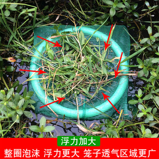 极速捕黄鳝泥鳅网水上漂精品黄鳝笼子鳝鱼网深水捕鳝笼Z黄善网鱼