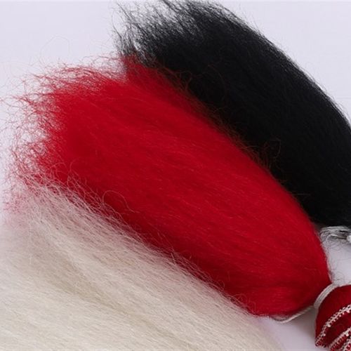 极速戏剧表演枪缨红缨枪穗子武术长枪英单双枪缨T胶丝毛枪缨化纤