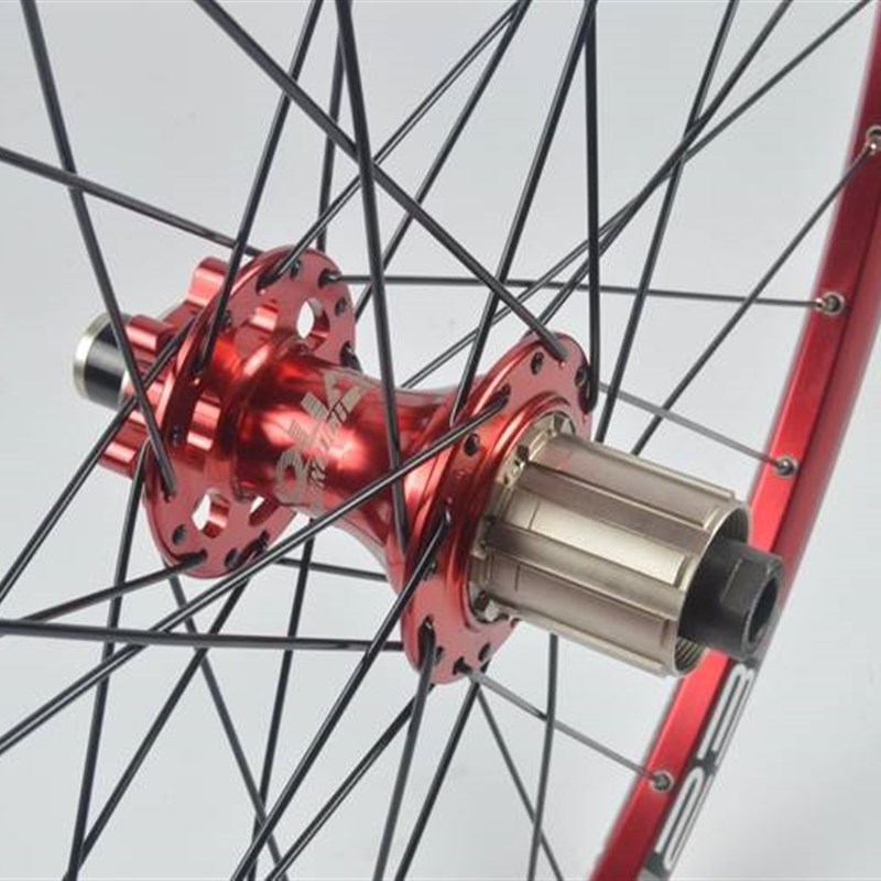 极速轮组26/27.k5/29寸登山车自编轮组 昆腾 桶轴碟煞花鼓 15/20m