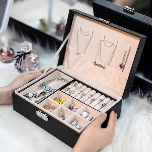 极速Clock Watchesm Jewelry Boxes Case Leather Watch Box jewe