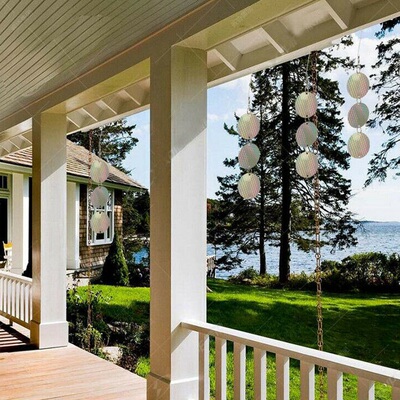 极速24PCS/Set Bird Repellent DiscCs Reflective Hanging Devic