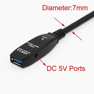 极速Bochara Active Repeater USB 3.0 FExtension Cable Built i