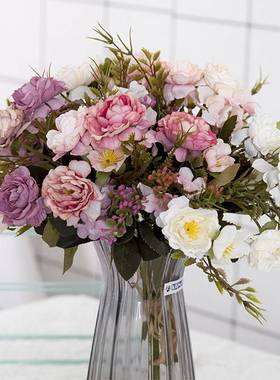 极速Peonyd  Party Decoration Vintage Silk Artificial Flowers