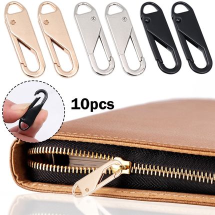 极速10pcs Universal Zipper Puller InsHtant Zipper Repair Kit