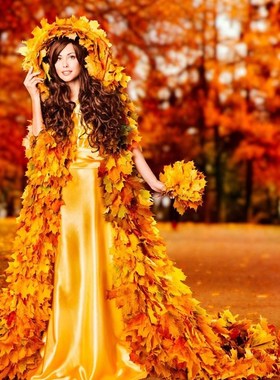 极速100bPcs/Pack Maple Leaves Artificial Simulation Autumn L