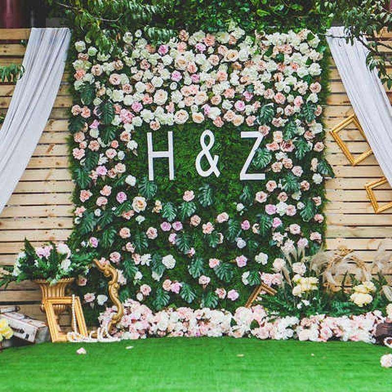 极速仿真花朵玫瑰花头绣球花头植物墙花墙假花婚庆绢V花装饰花diy