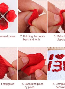 极速100/200g/500/2000 Pieces Artificial Rose Petals Artifici