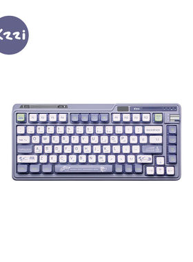 极速珂芝(KZZI)K75炫彩版机械键盘有D线蓝牙无线2.4G三模gasket结